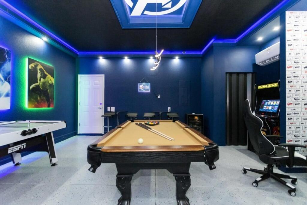 6 Bedrooms Pool And Game Room - 2 Miles To Disney 7817 Орландо Екстериор снимка